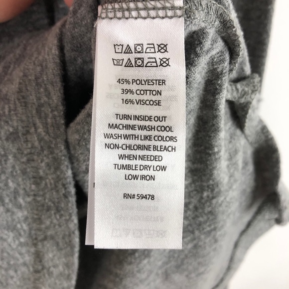 Artisan NY Light Gray Long Sleeve Top Tee Shirt - Picture 7 of 9